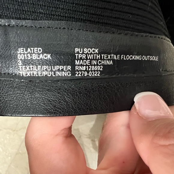 Girls Tall black Steve Madden boots size 3 - Picture 3 of 7